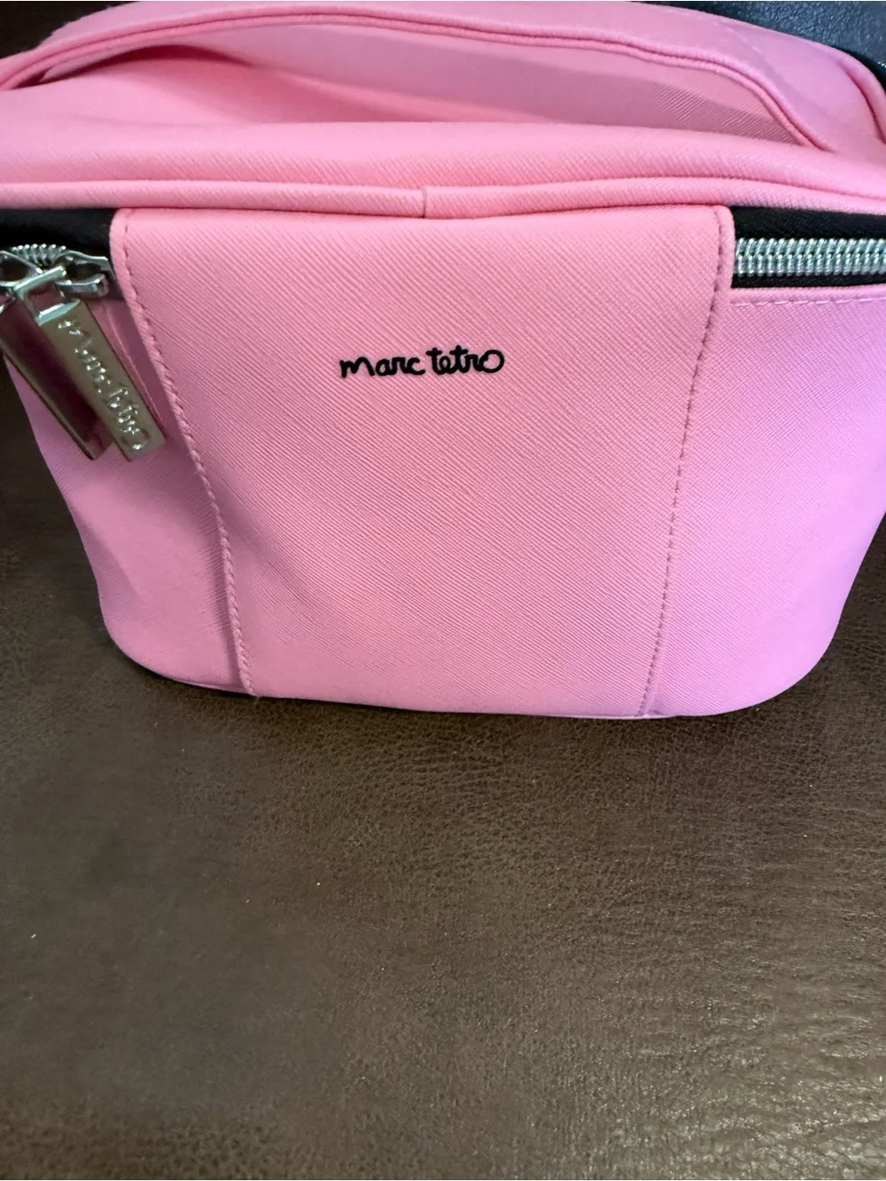 Mark Tetro Yorkie Yorkshire Terrier Makeup Bag EUC